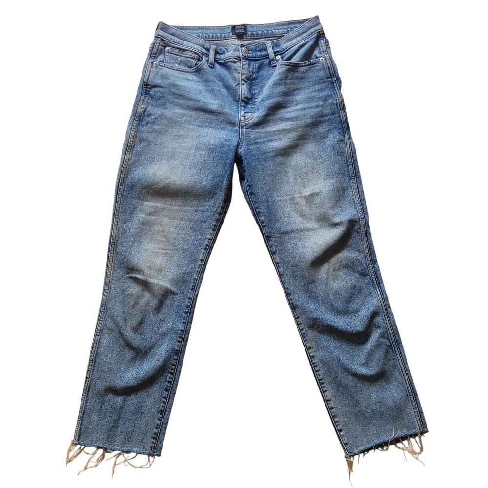 J.Crew Classic Vintage‎ Straight Leg Jeans Distressed Raw Hem30